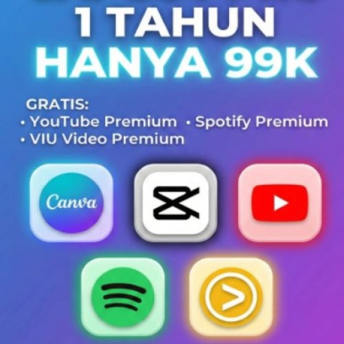 Promo Canva & Capcut Pro 1Tahun